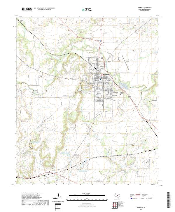 Coleman topographic map thumbnail