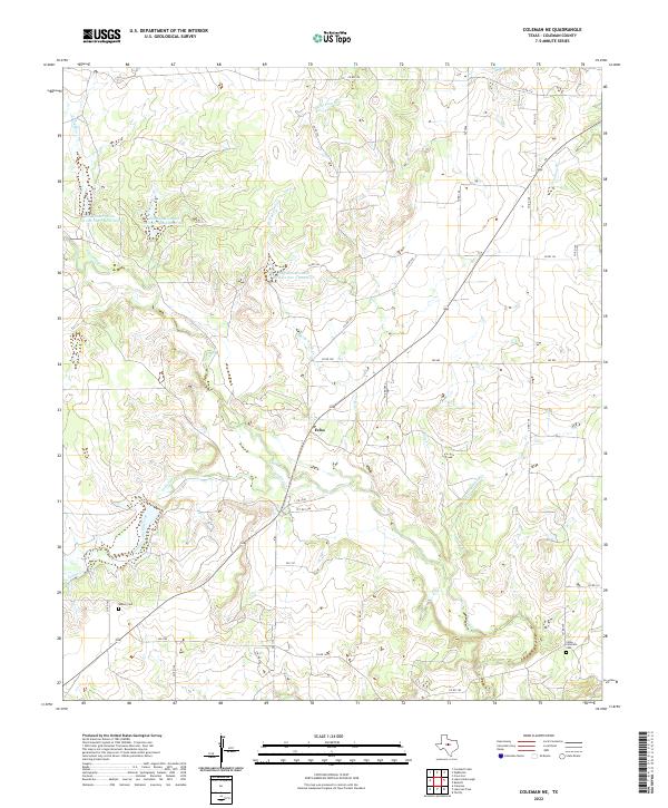 Coleman NE topographic map thumbnail