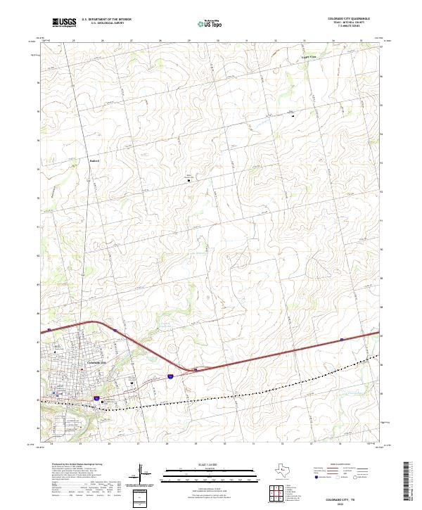Colorado City topographic map thumbnail