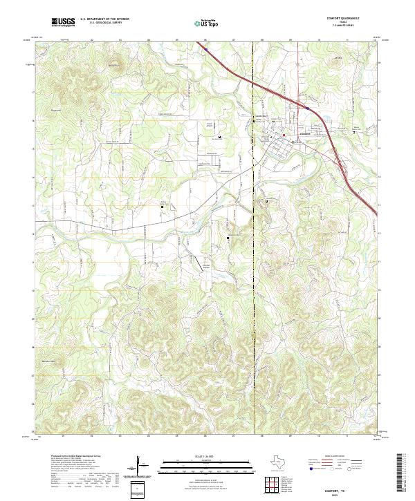 Comfort topographic map thumbnail