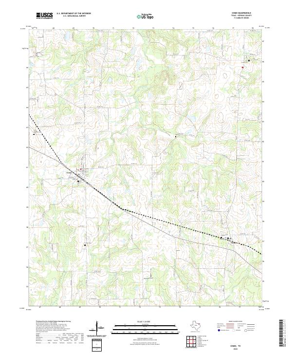 Como topographic map thumbnail