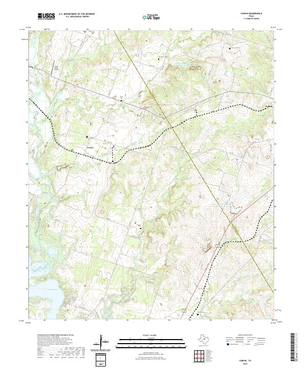 Comyn topographic map thumbnail
