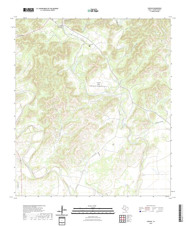 Concan topographic map thumbnail