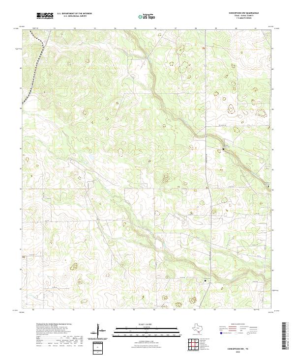 Concepcion NW topographic map thumbnail