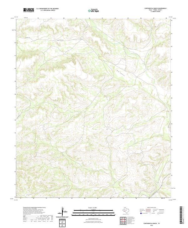 Continental Ranch topographic map thumbnail