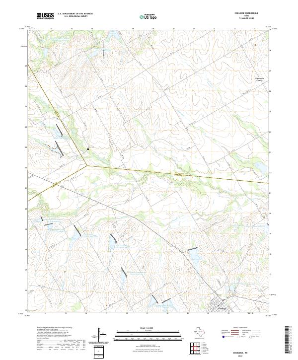 Coolidge topographic map thumbnail