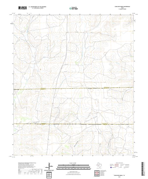 Coon Dive Draw topographic map thumbnail