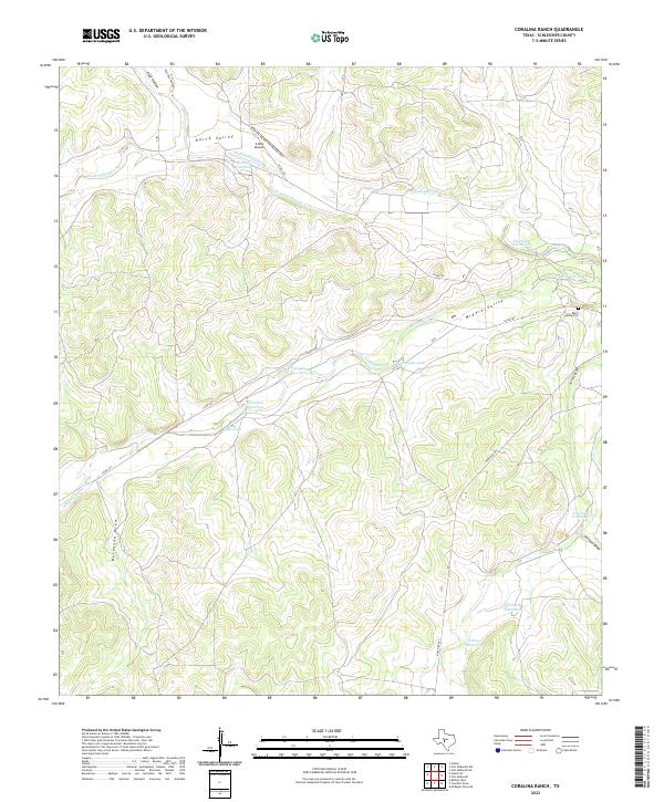 Coralina Ranch 2022 topographic map thumbnail