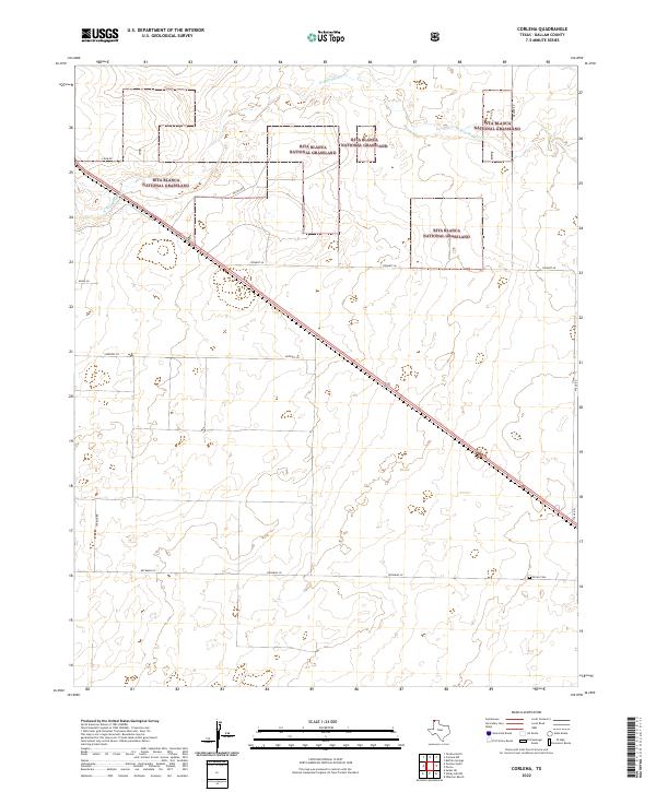 Corlena topographic map thumbnail