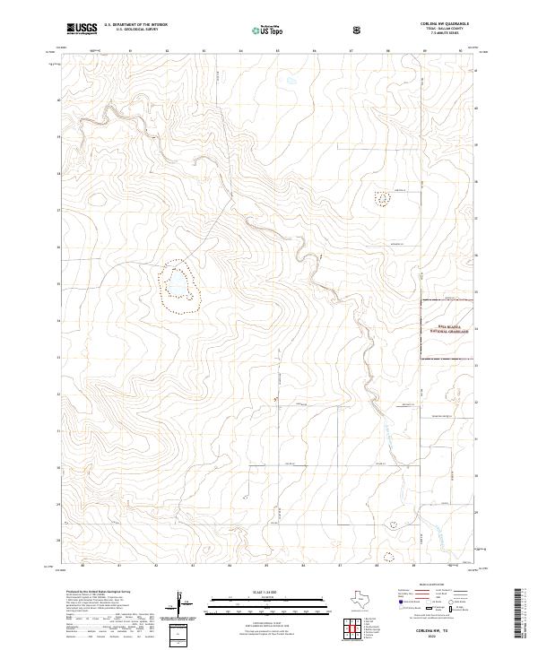 Corlena NW 2022 topographic map thumbnail
