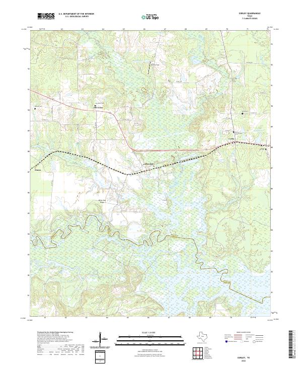 Corley 2022 topographic map thumbnail