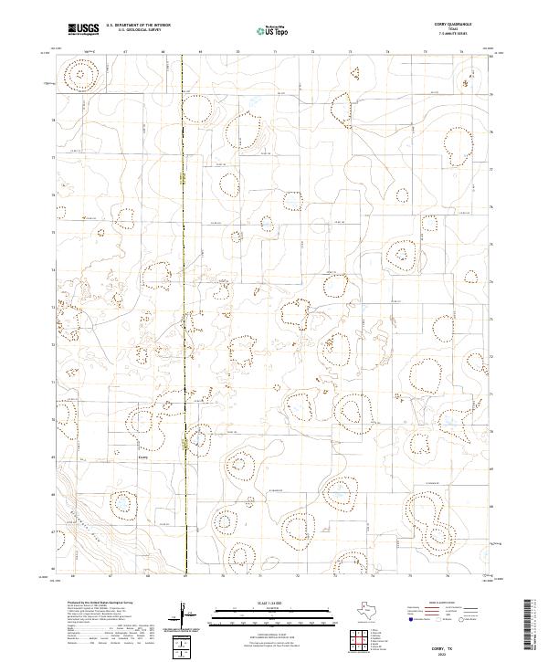 Corry 2022 topographic map thumbnail