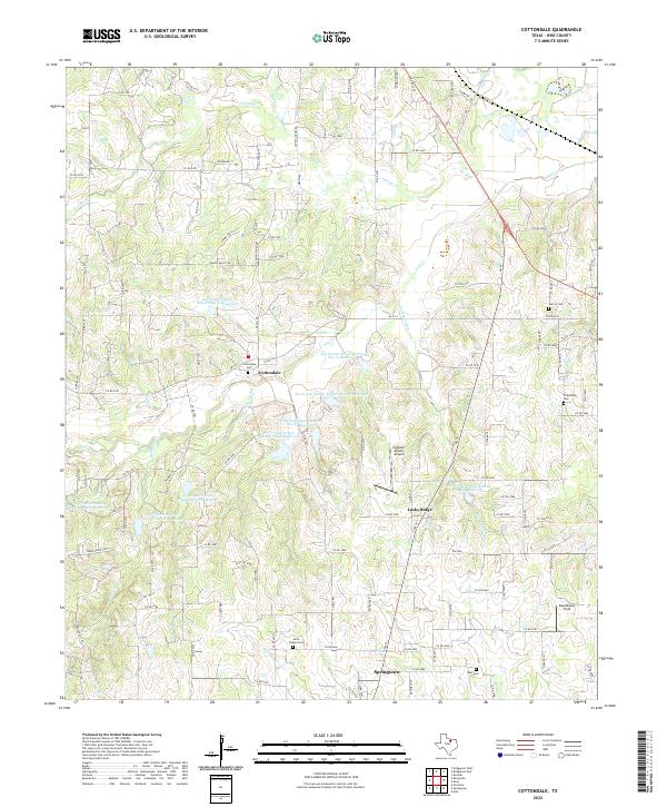 Cottondale 2022 topographic map thumbnail
