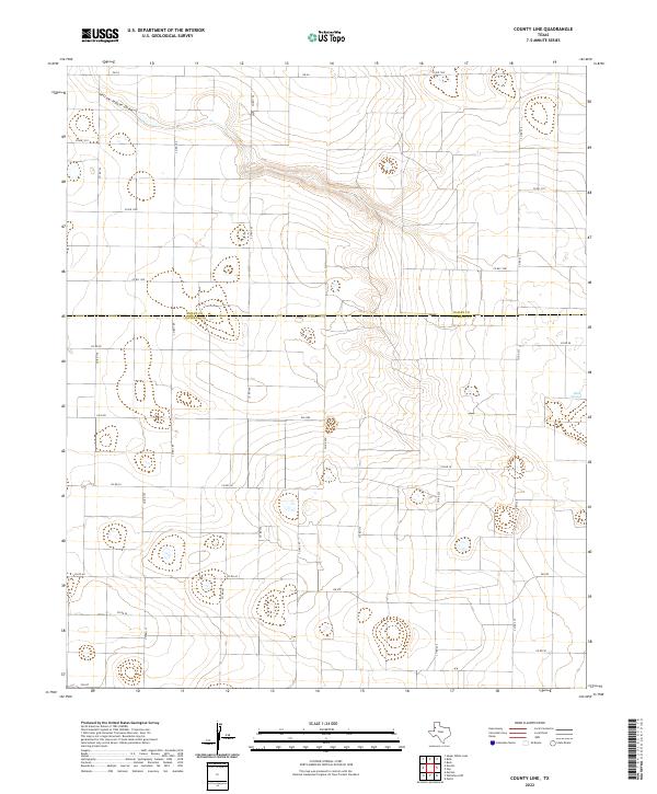 County Line topographic map thumbnail