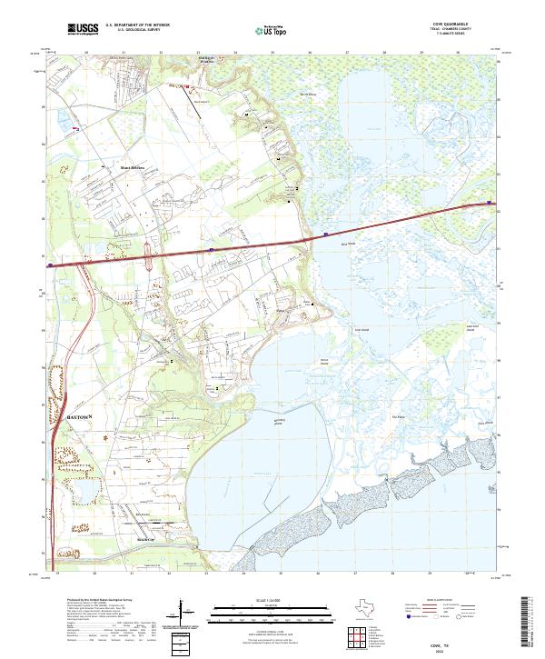Cove 2022 topographic map thumbnail