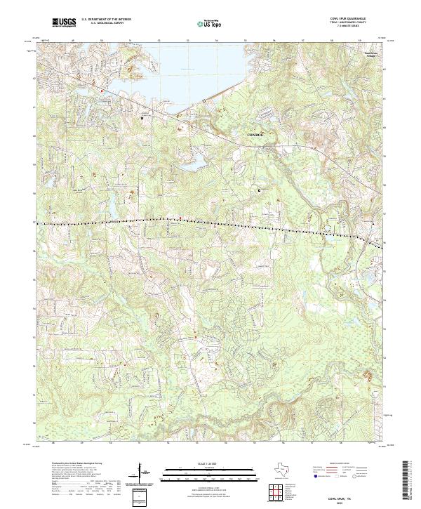 Cowl Spur 2022 topographic map thumbnail