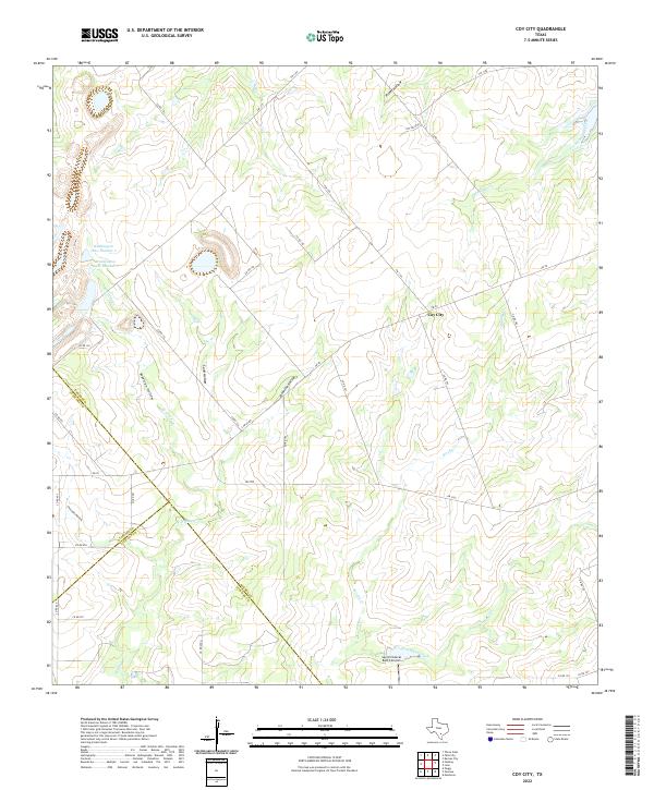 Coy City 2022 topographic map thumbnail