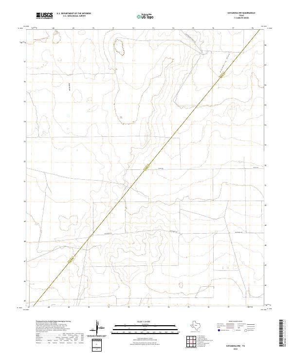 Coyanosa NW topographic map thumbnail