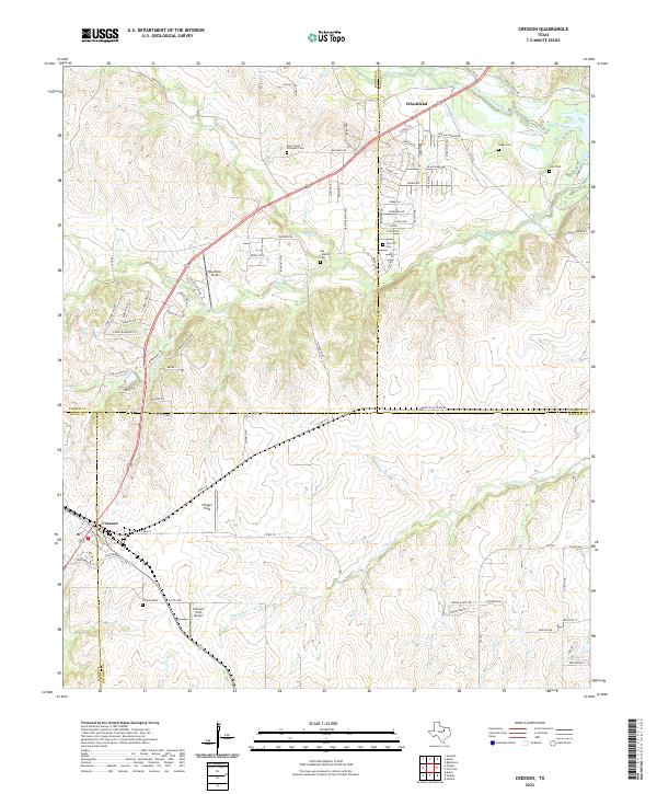 Cresson 2022 topographic map thumbnail