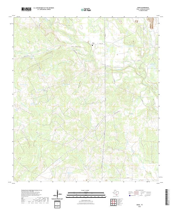 Cross 2022 topographic map thumbnail