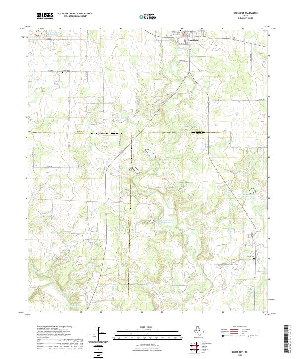 Cross Cut 2022 topographic map thumbnail