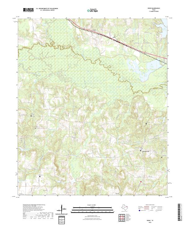 Crow 2022 topographic map thumbnail