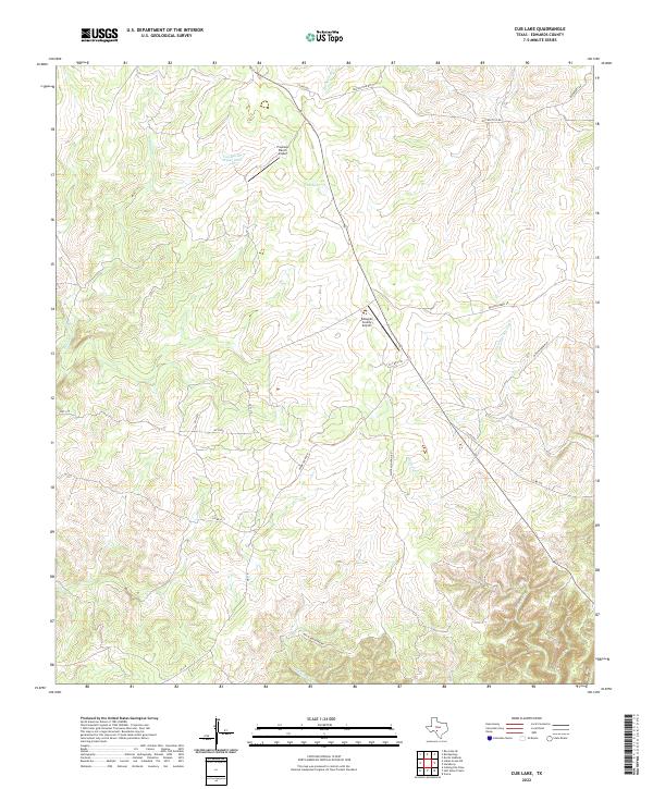 Cub Lake 2022 topographic map thumbnail