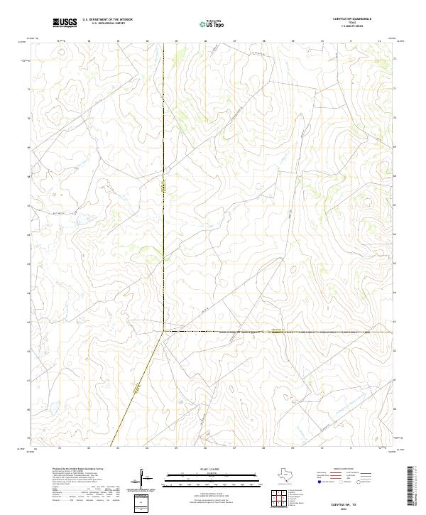 Cuevitas SW 2022 topographic map thumbnail
