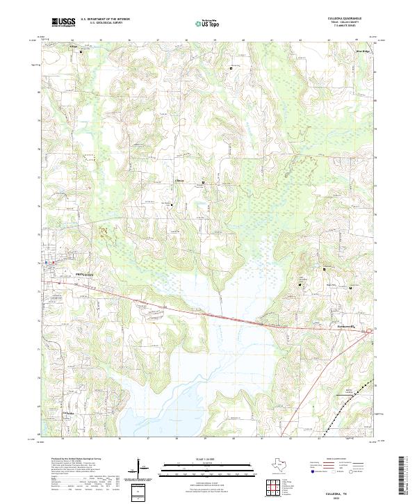 Culleoka 2022 topographic map thumbnail