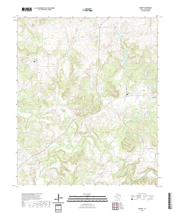 Cundiff 2022 topographic map thumbnail