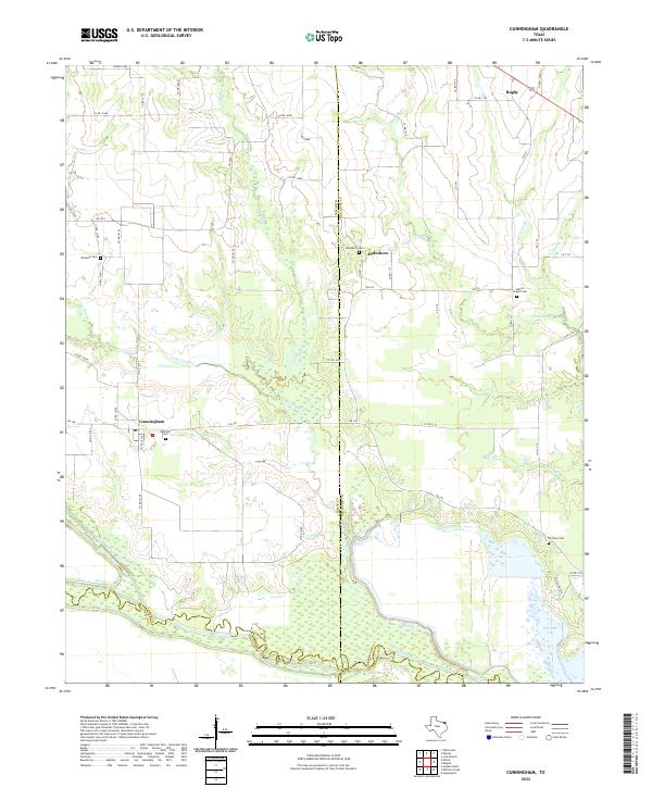 Cunningham 2022 topographic map thumbnail
