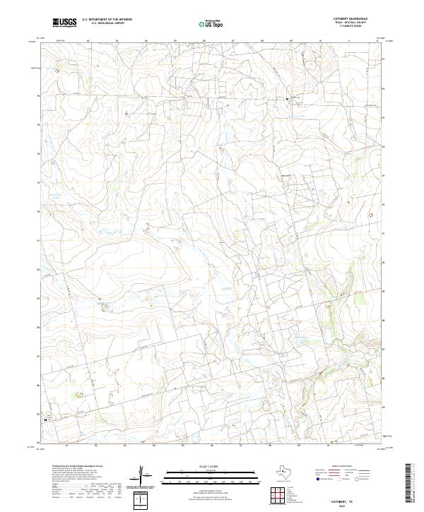 Cuthbert 2022 topographic map thumbnail