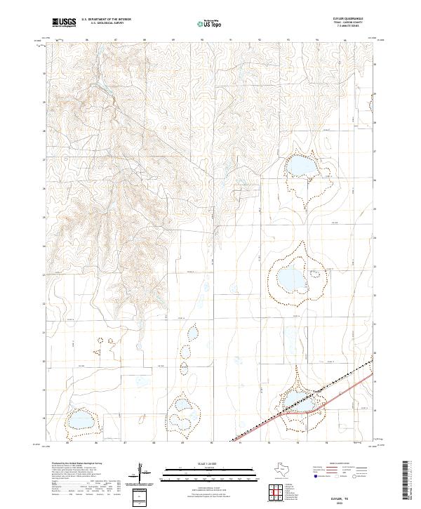 Cuyler 2022 topographic map thumbnail