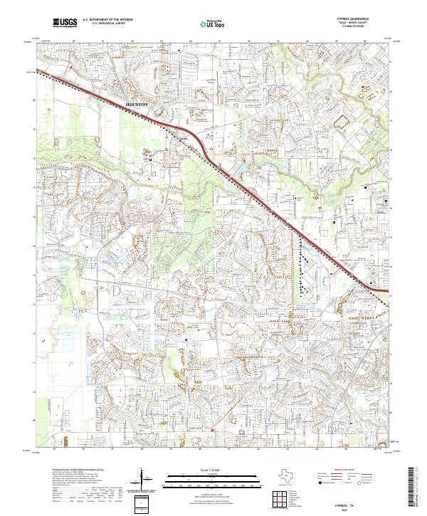 Cypress 2022 topographic map thumbnail