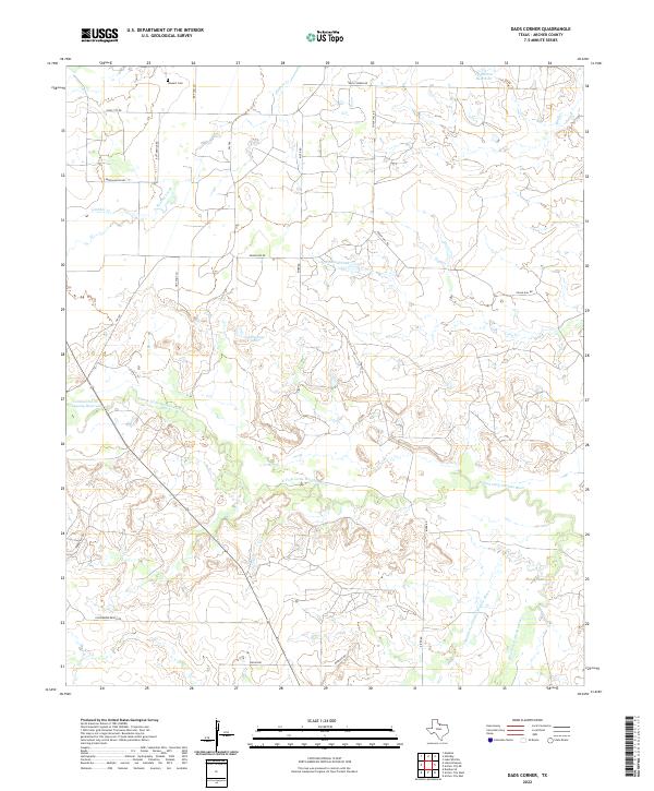 Dads Corner 2022 topographic map thumbnail