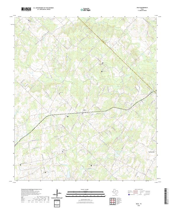 Dale 2022 topographic map thumbnail