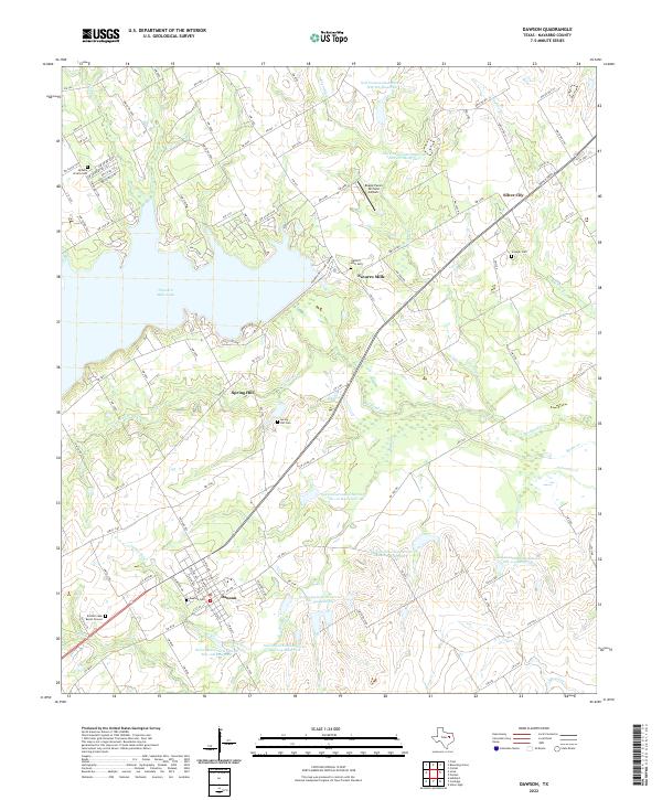 Dawson 2022 topographic map thumbnail