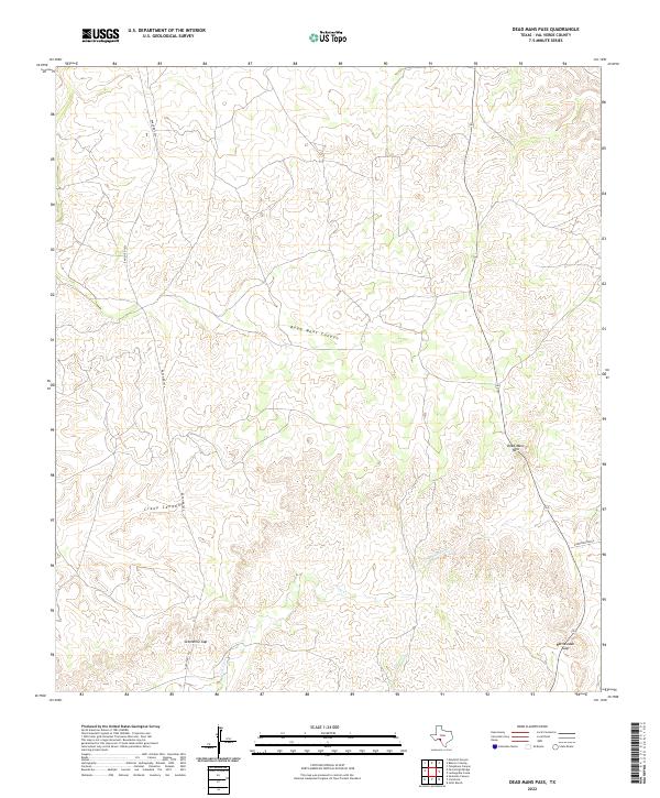 Dead Mans Pass 2022 topographic map thumbnail