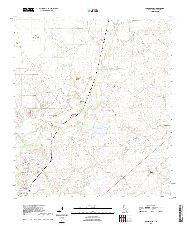 Deadmans Hill 2022 topographic map thumbnail