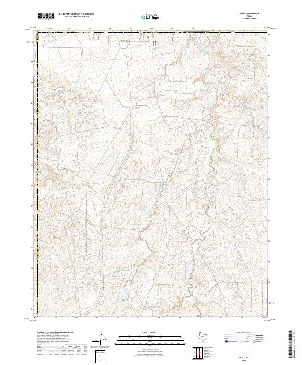 Deal 2022 topographic map thumbnail
