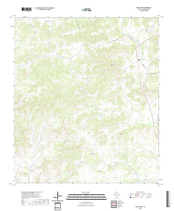 Deep Creek 2022 topographic map thumbnail