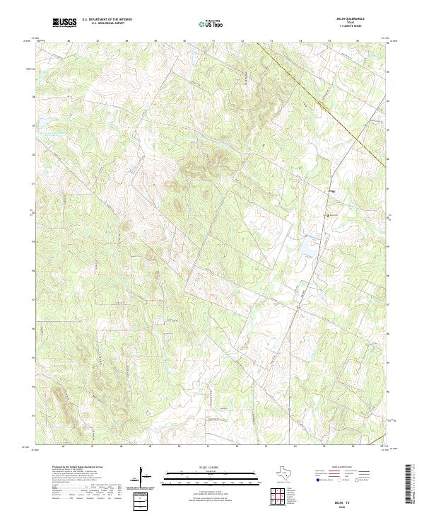 Delhi 2022 topographic map thumbnail