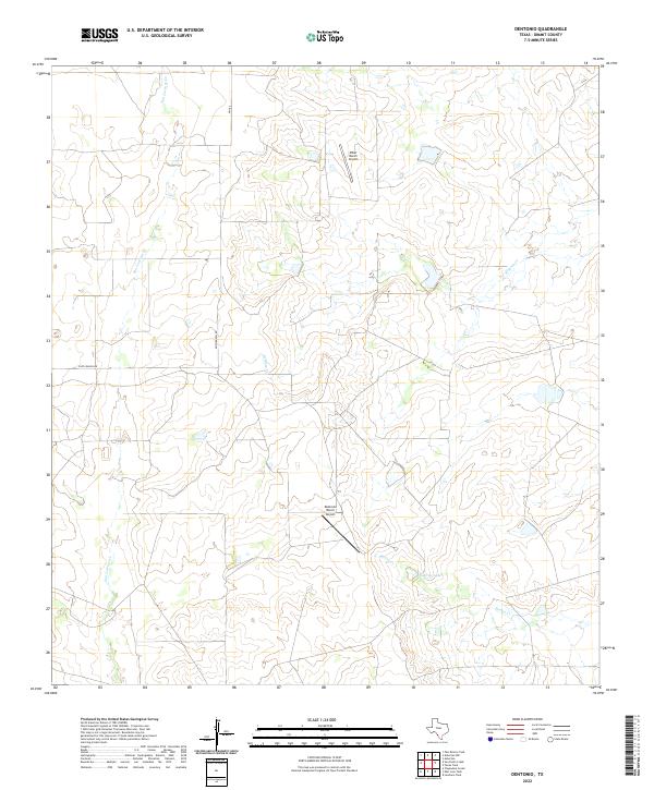 Dentonio 2022 topographic map thumbnail