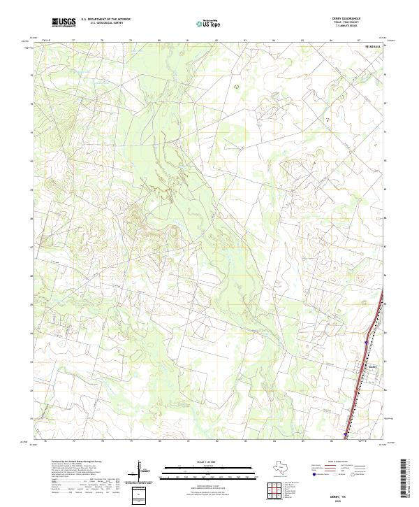 Derby 2022 topographic map thumbnail