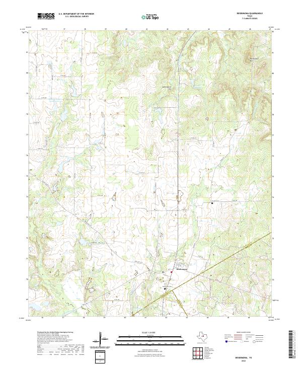 Desdemona 2022 topographic map thumbnail