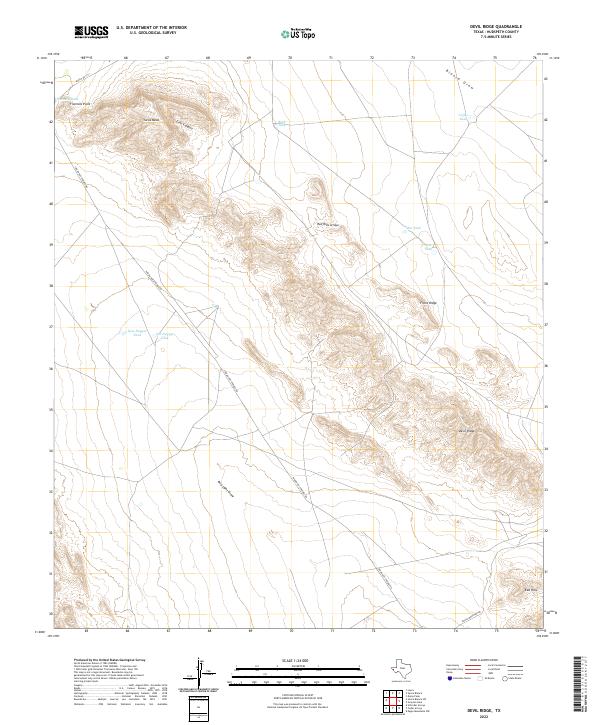 Devil Ridge 2022 topographic map preview