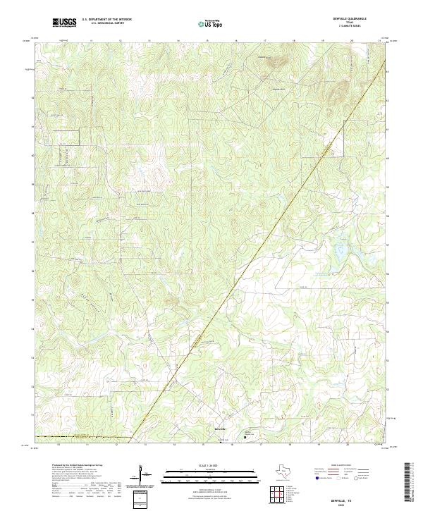 Dewville 2022 topographic map thumbnail
