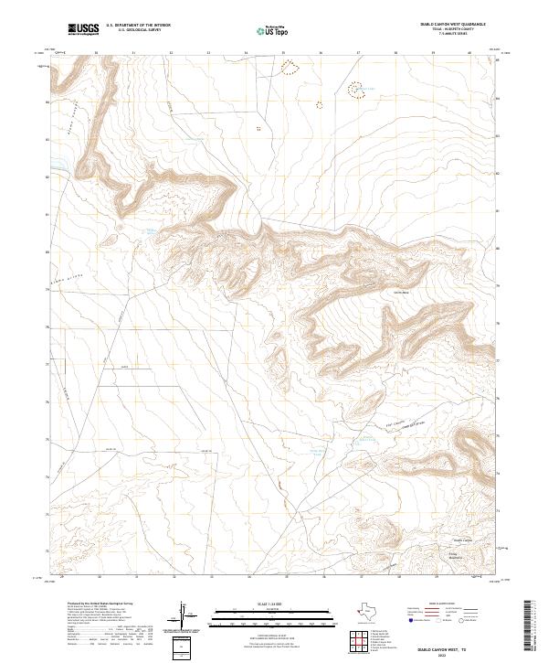 Diablo Canyon West topographic map thumbnail
