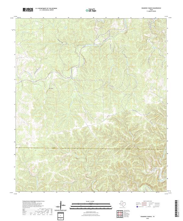 Diamond S Ranch 2022 topographic map thumbnail