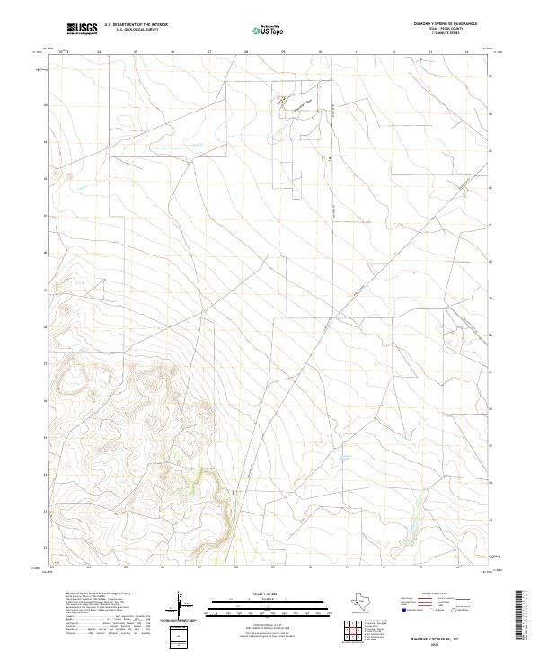 Diamond Y Spring SE 2022 topographic map thumbnail